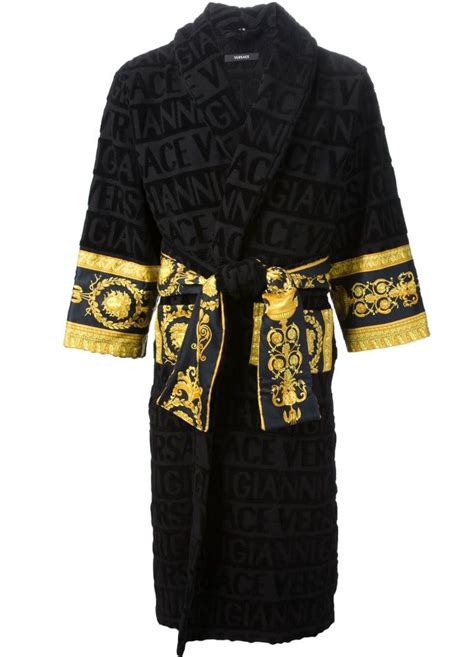 versace coat women's|Versace sleeping gown.